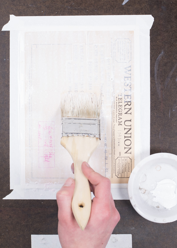 Ephemera Painting - painting on the wash